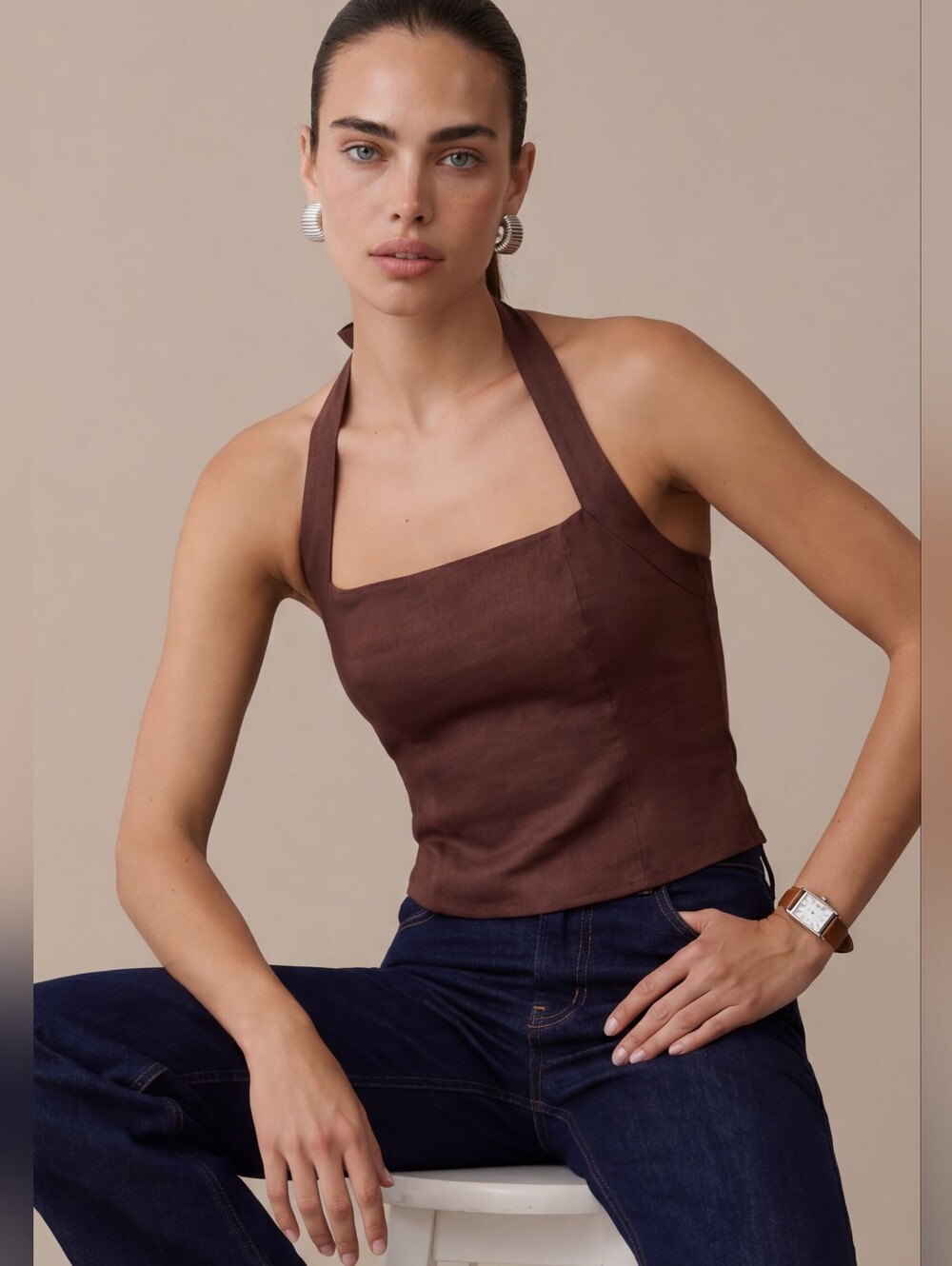 Few Moda Kourt Dixie Linen Top